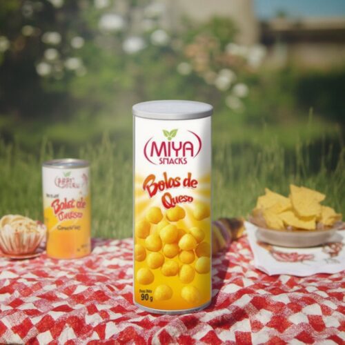 Cheese Coated Corn Puffed Snacks