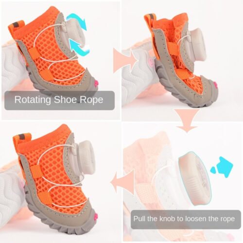 Soft-Soled Small Dog Shoes