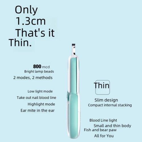 LED Mini Pet Nail Clippers